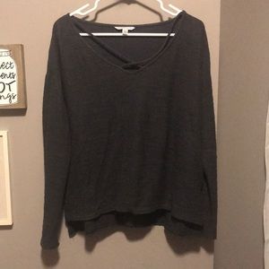 Gray cozy sweater